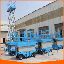 electric mini scissor lift with Max platform height 4-18meters